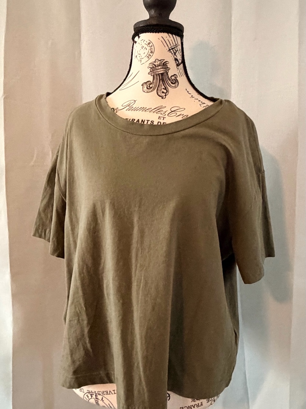 Lularoe Army Green Boxy-T